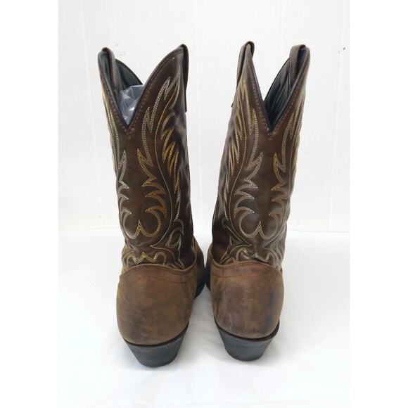 Laredo WM 12 Lea Vamp Fox Womens Western Cowgirl Boots Cowboy - Picture 6 of 16